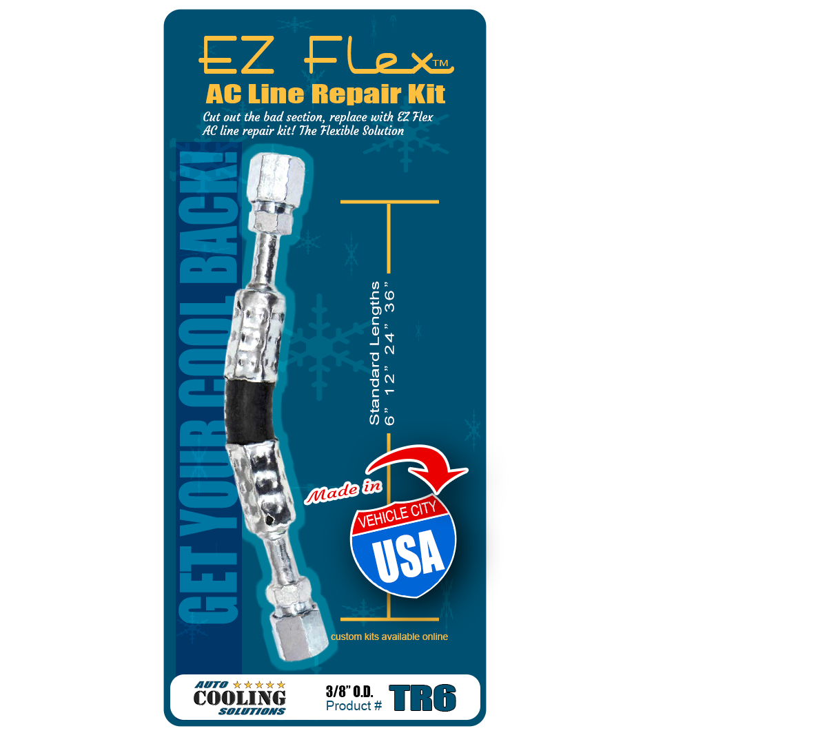 AC Line Repair Kits, Line Splice Kit Ready to Install