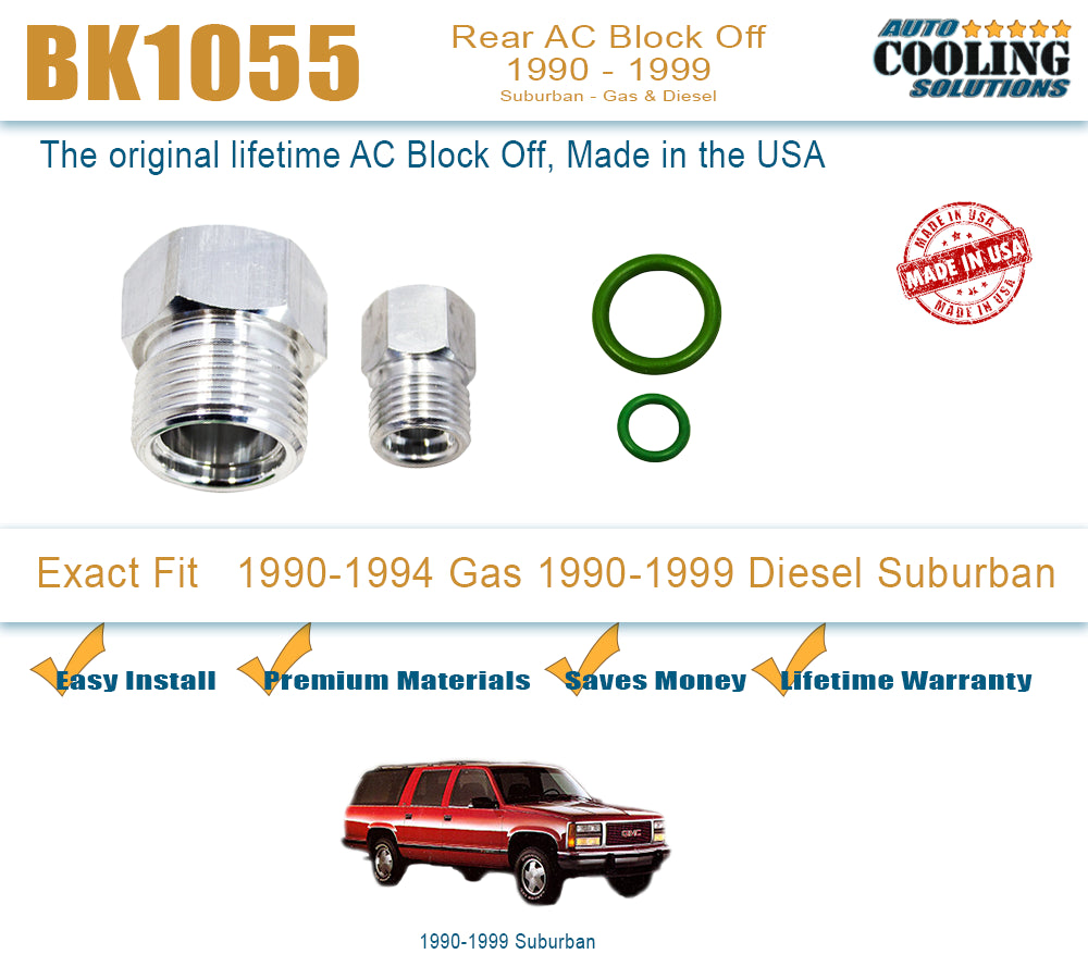 Rear AC Block Off Suburban 90-99