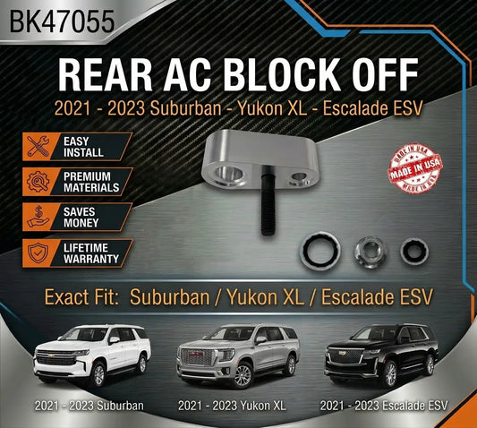 Rear AC Block Off Suburban, Yukon XL, Escalade ESV 21-26