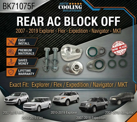 Rear AC Block Off Expedition, Navigator 10-17 F