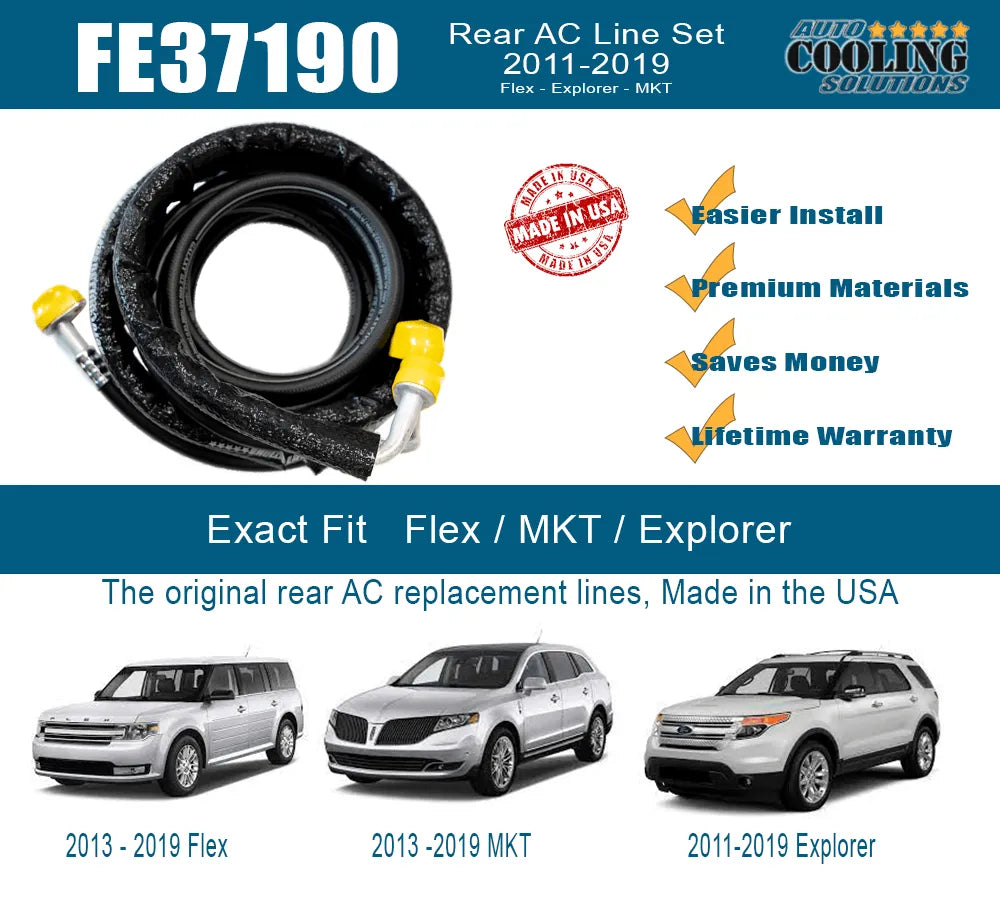 Rear AC Line Set Explorer, Flex, MKT 11-19