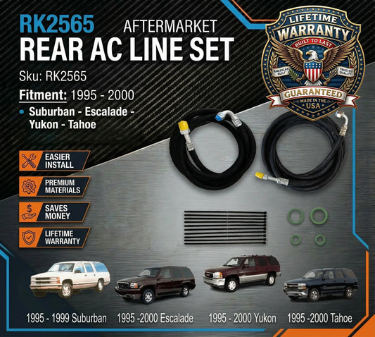Rear AC Line Set Suburban, Yukon, Tahoe, Escalade 95-00