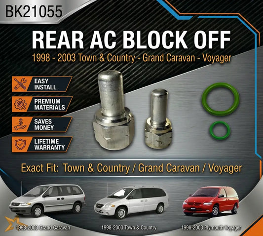 Rear AC Block Off Caravan, Town and Country, Voyager 98-03