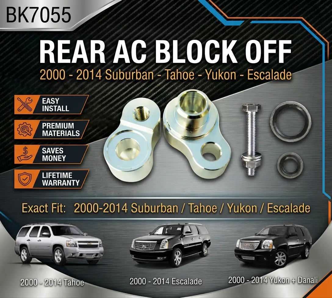 Rear AC Block Off Suburban, Tahoe, Yukon, Escalade 00-14