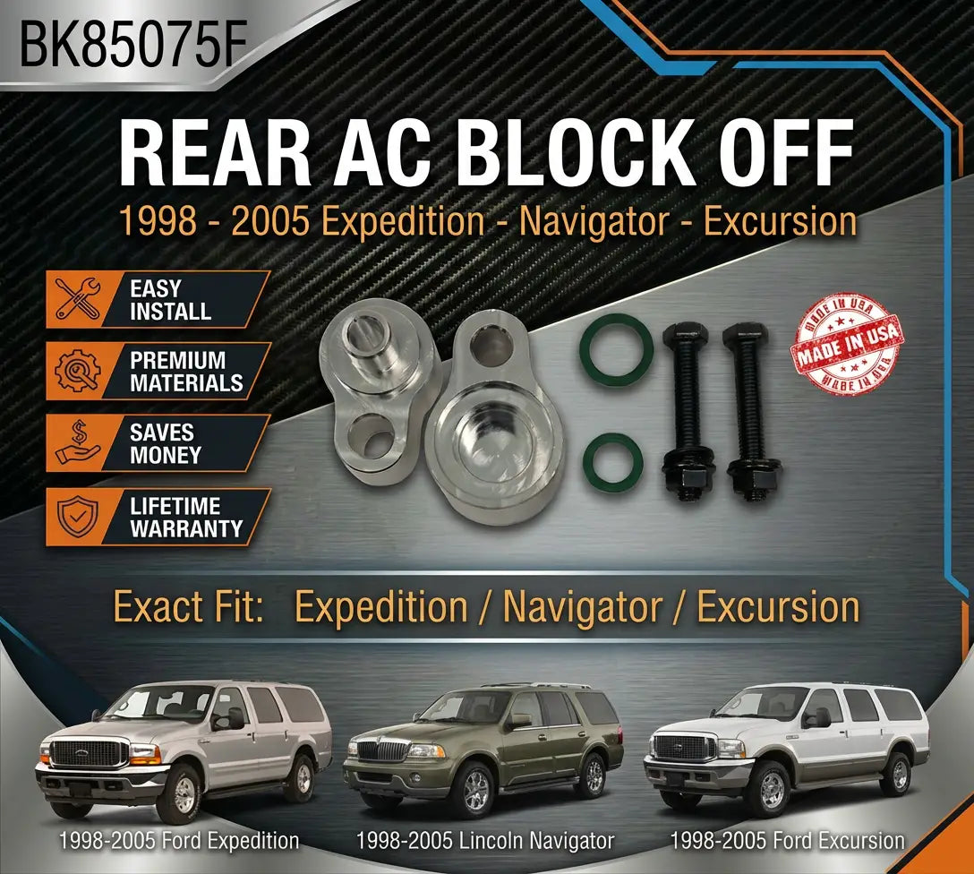 Rear AC Block Off Expedition, Navigator, Excursion 98-05 F