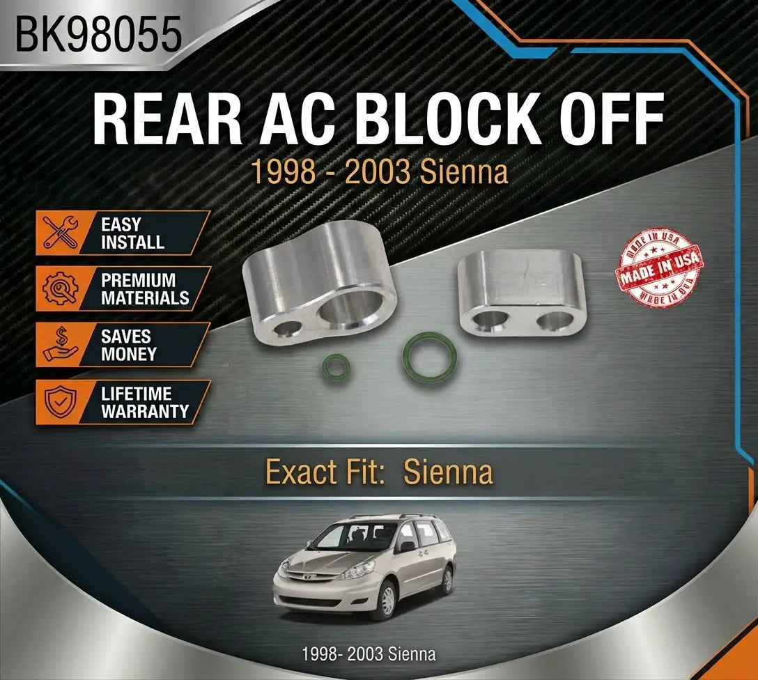 Rear AC Block Off Sienna 1998-2003