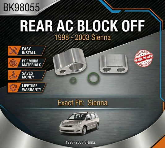 Rear AC Block Off Sienna 1998-2003