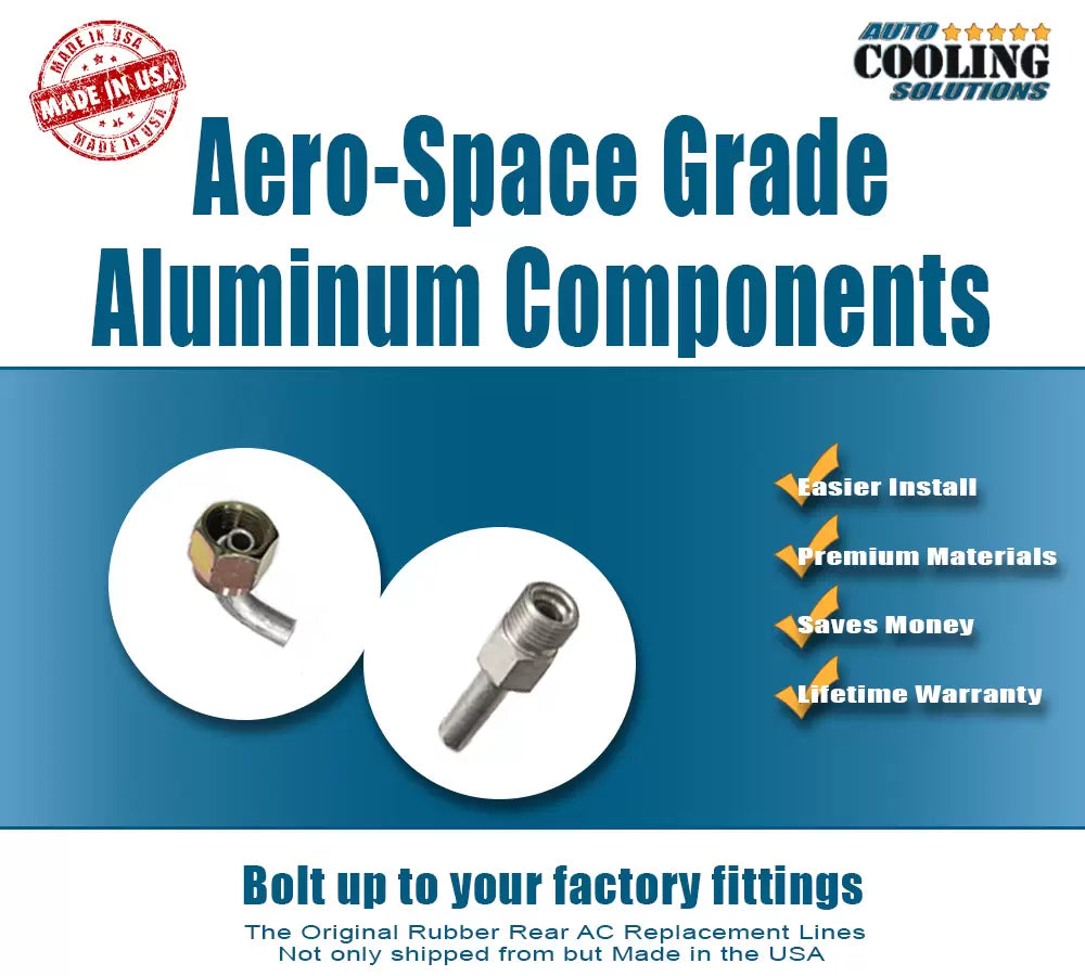 Rear AC Line Low Side Suburban, Escalade, Tahoe, Yukon 95-00