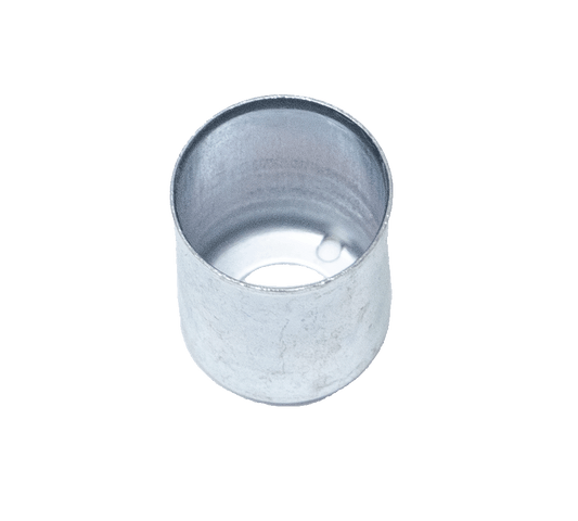 AC Hose Crimp Ferrule - #10 Standard and Reduced Barrier, Zinc Coated Steel