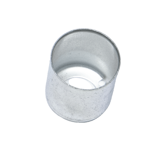 AC Hose Crimp Ferrule - #12 Standard and Reduced Barrier, Zinc Coated Steel