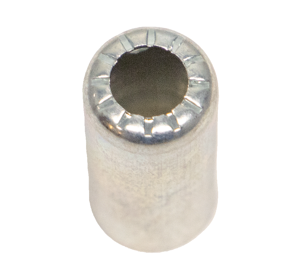 AC Hose Crimp Ferrule - #6 Standard and Reduced Barrier, Zinc Coated Steel