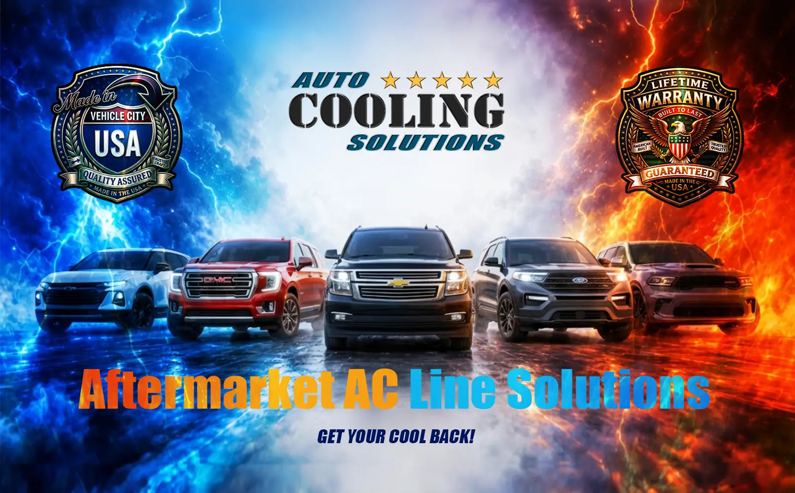Rear AC Line Sets for Tahoe, Suburban, Yukon & Escalade | Lifetime ...