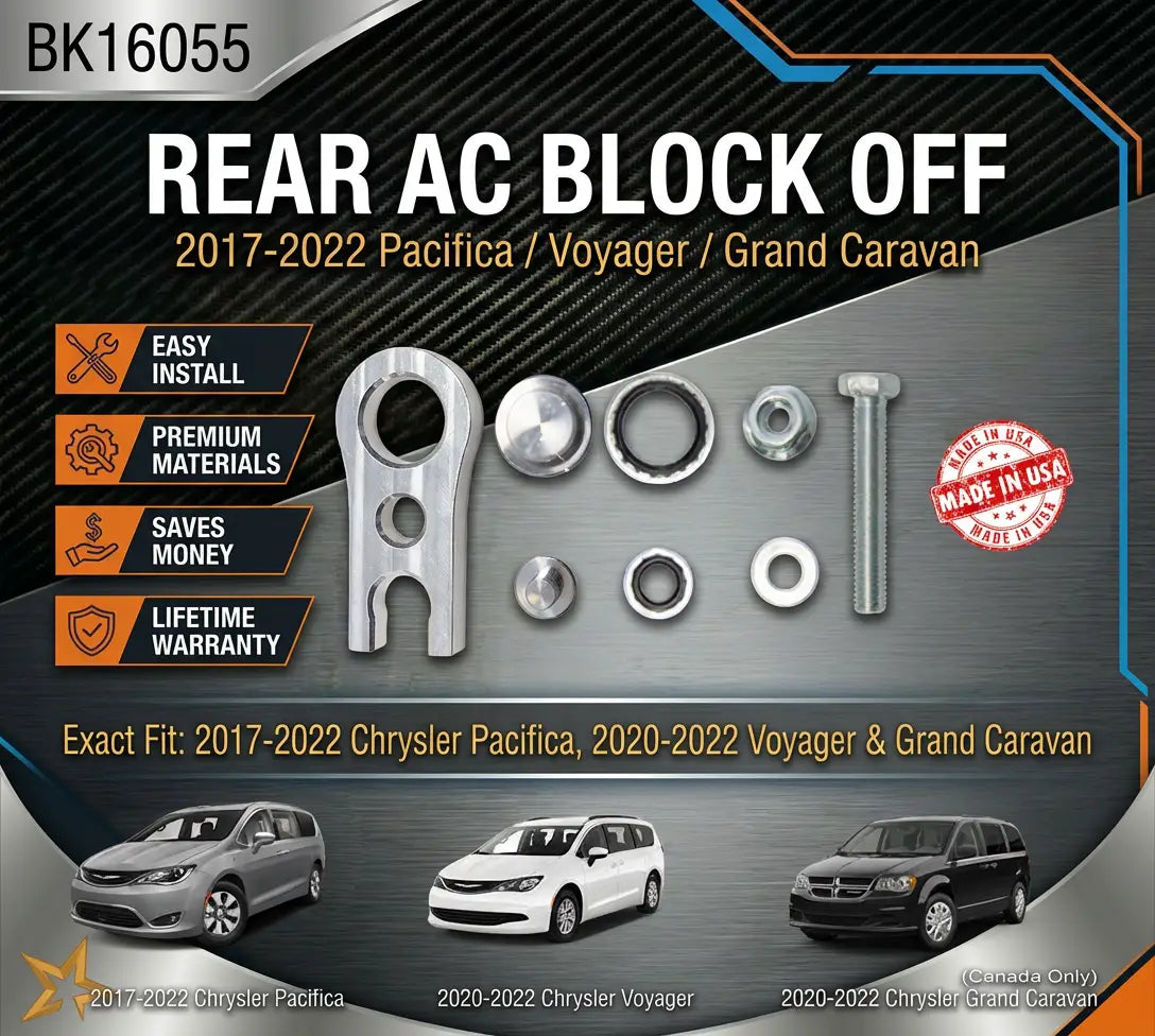 Rear AC Block Off Pacifica, Voyager, Caravan 17-23