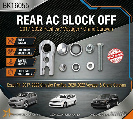 Rear AC Block Off Pacifica, Voyager, Caravan 17-23