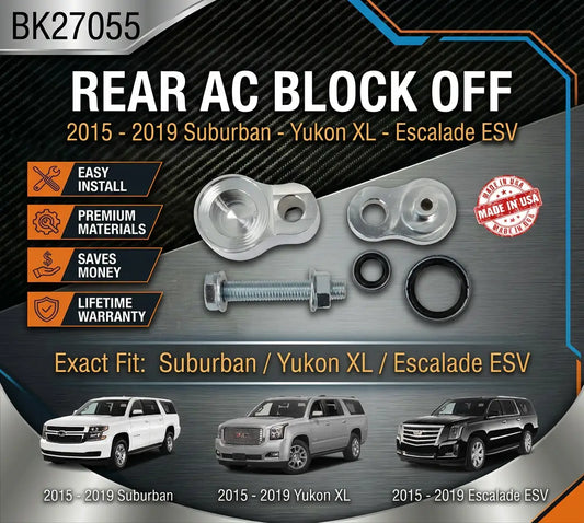 Rear AC Block Off Suburban, Yukon XL, Escalade ESV 15-20