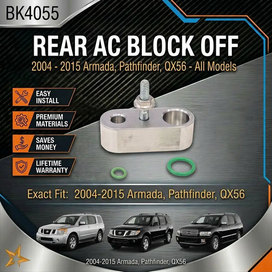 Rear AC Block Off Armada, Pathfinder, QX56