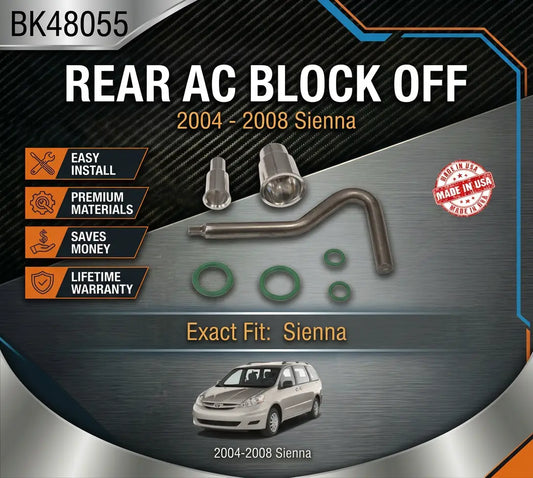 Rear AC Block Off Sienna 2004-2008