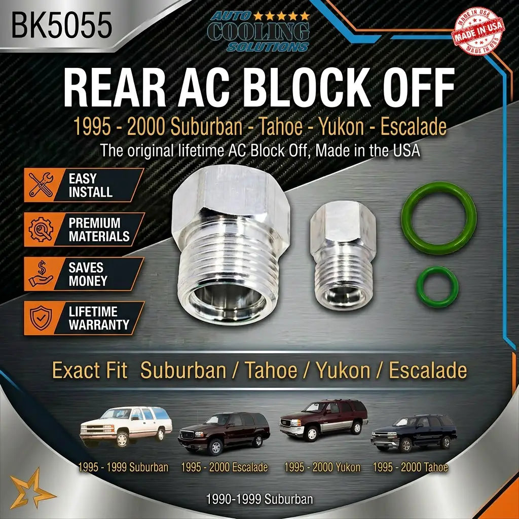 Rear AC Block Off Suburban, Tahoe, Yukon, Escalade 95-00