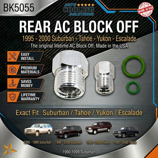 Rear AC Block Off Suburban, Tahoe, Yukon, Escalade 95-00