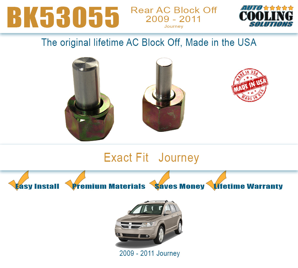 Rear AC Block Off Journey 2009-2011