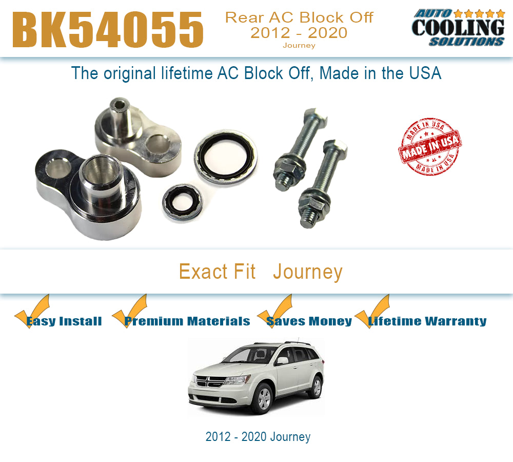 Rear AC Block Off Journey 2012-2020