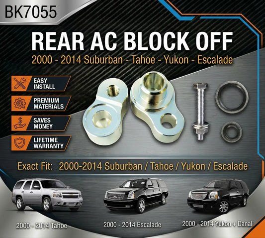Rear AC Block Off Suburban, Tahoe, Yukon, Escalade 00-14