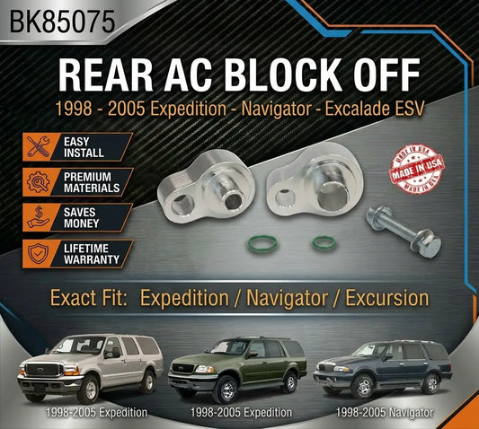 Rear AC Block Off Expedition, Navigator, Excursion 98-05 M
