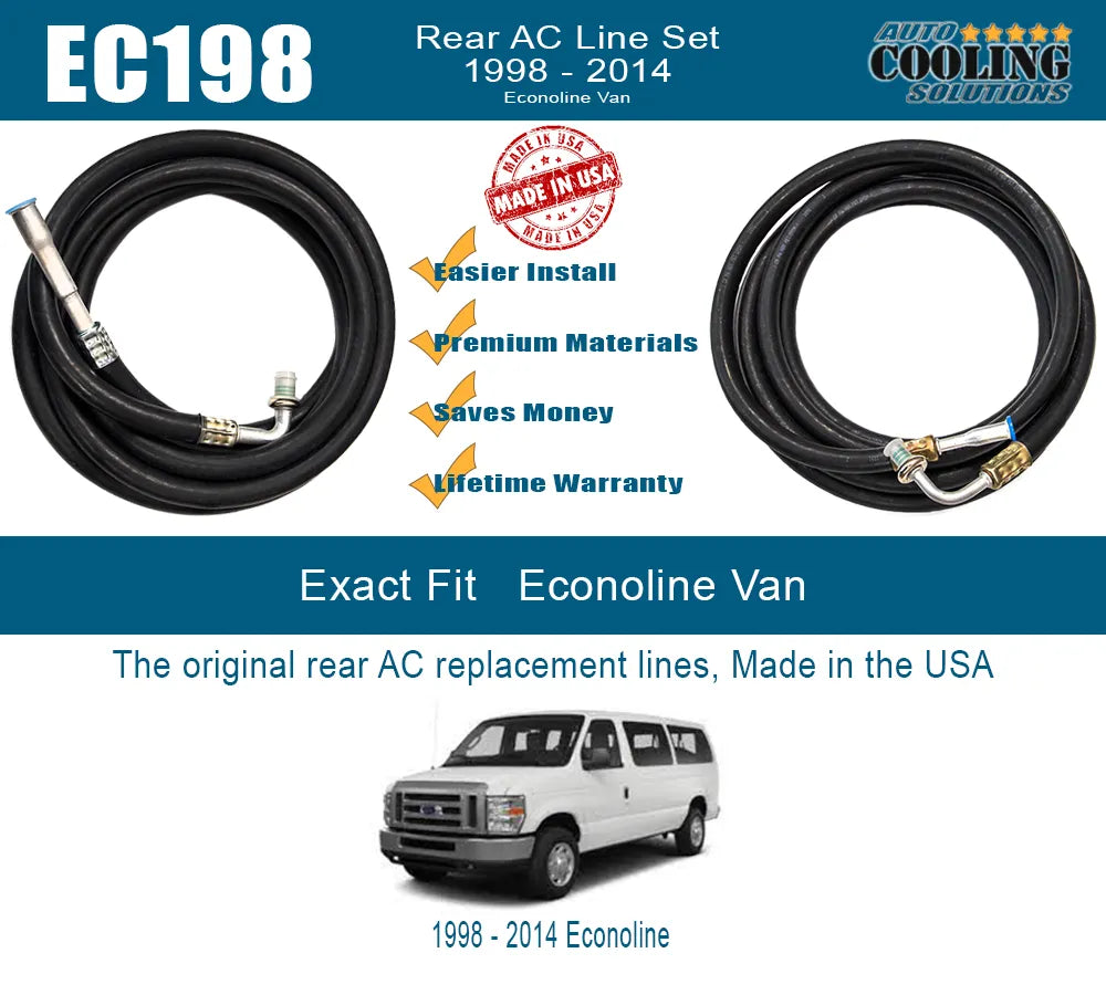Rear AC Line Set Econoline, E-Series 98-14