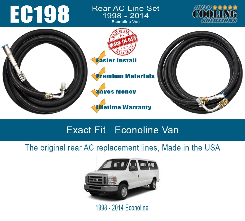 Rear AC Line Set Econoline, E-Series 95-14