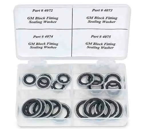 GM Slim Line O-ring washer seal/ Compressor seal Assortment 4295